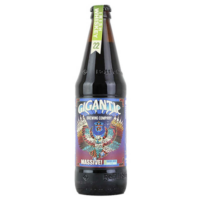 Gigantic Massive! Irish Whiskey  Barrel-Aged Barley Wine 2022 500ML BTL