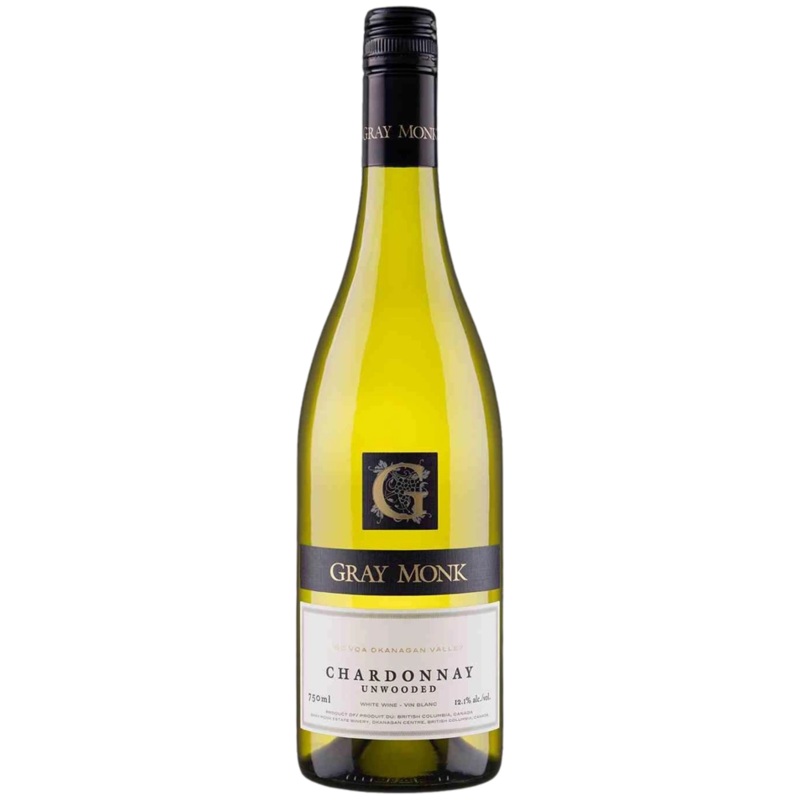 GRAY MONK CHARDONNAY UNWOODED VQA 750ML @ Red Deer [1008549] 750 ml