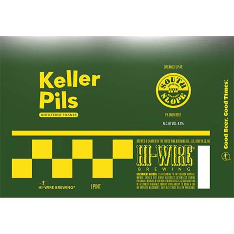 Hi-Wire Keller Pils 16OZ SINGLE CAN