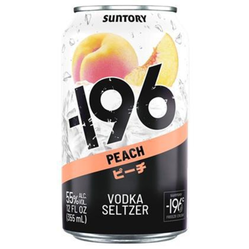 Seltzer Suntory -196 4pk Peach