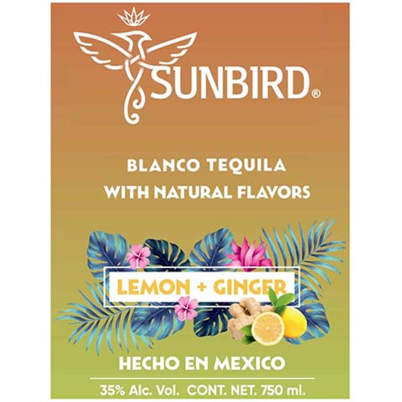 Sunbird Lemon + Ginger Blanco Tequila 750ML BTL