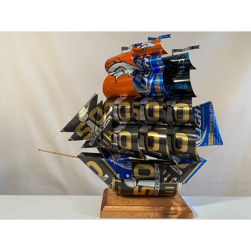 Super Bowl L Beer Can Ship