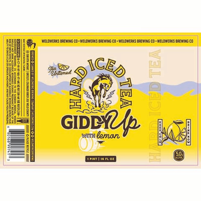 Weldwerks Giddy-Up Hard Iced Tea 16OZ SINGLE CAN