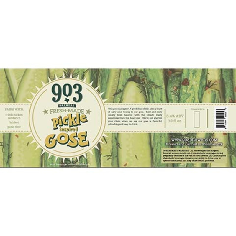 903 Pickle Inspired Gose 12OZ SINGLE CAN