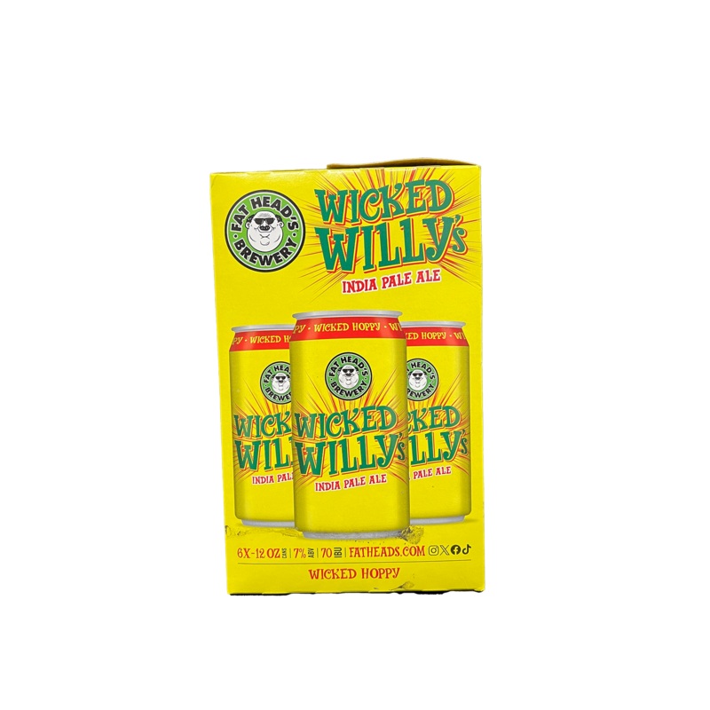 Fat Heads Wicked Willys IPA 6 Pack Cans