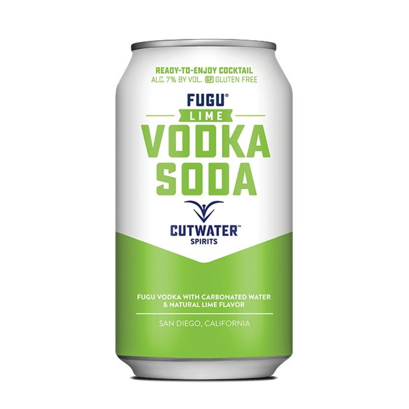 Fugu Lime Vodka Soda (4 Pack – 12 Ounce Cans)