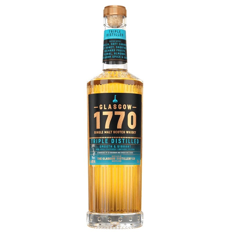 Glasgow 1770 Triple Distilled Single Malt Scotch Whisky 750ML BTL