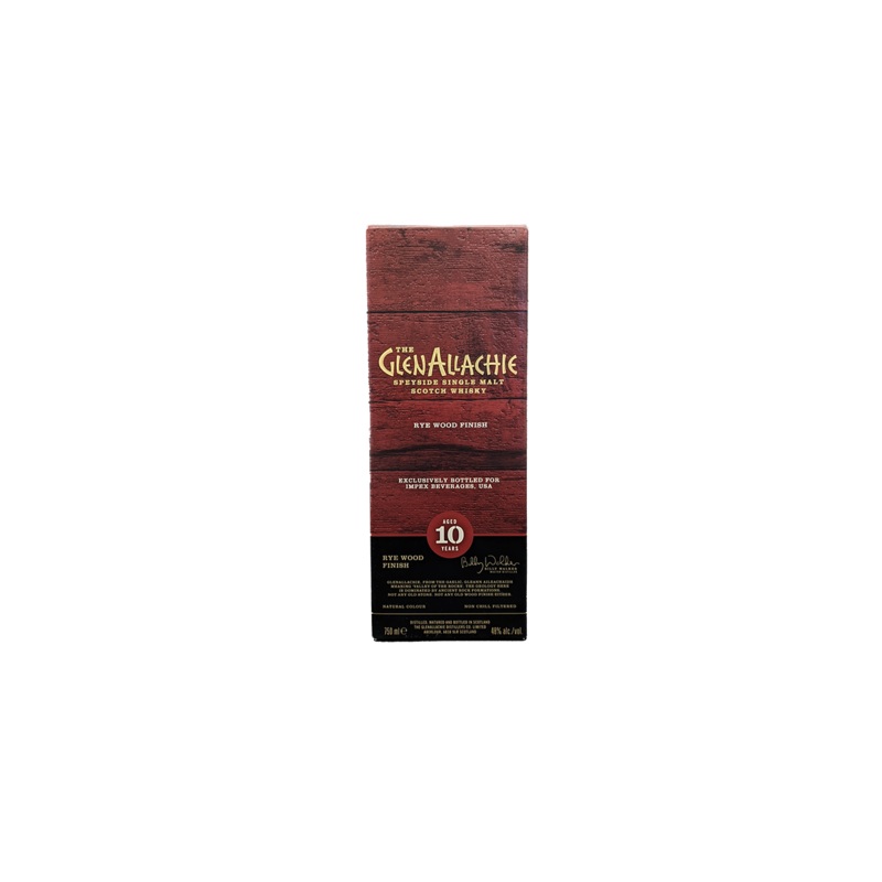 GlenAllachie Rye Finished Single Malt Scotch 750ML