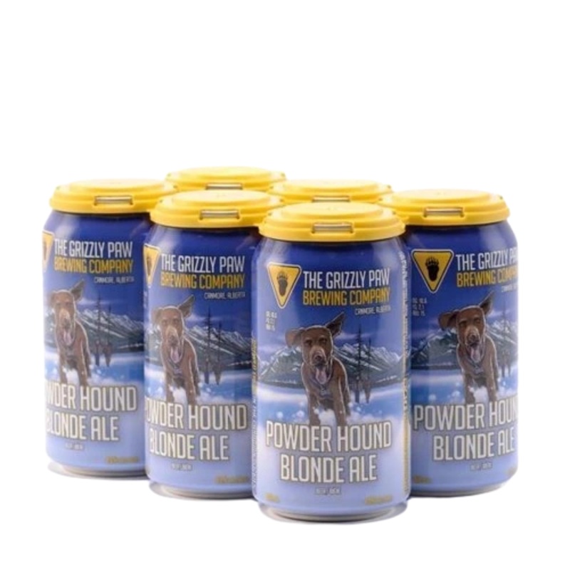 GRIZZLY PAW POWDER HOUND BLONDE ALE 355ML 6PK CAN @ Deerfoot City [1006681] 2130 ml