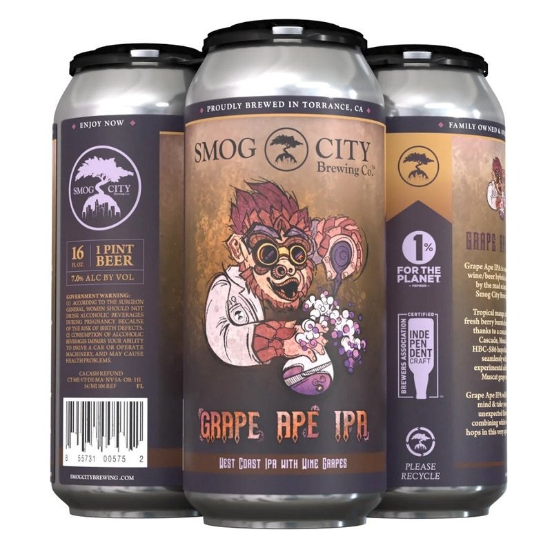 Smog City ‘Grape Ape’ IPA 16OZ SINGLE CAN