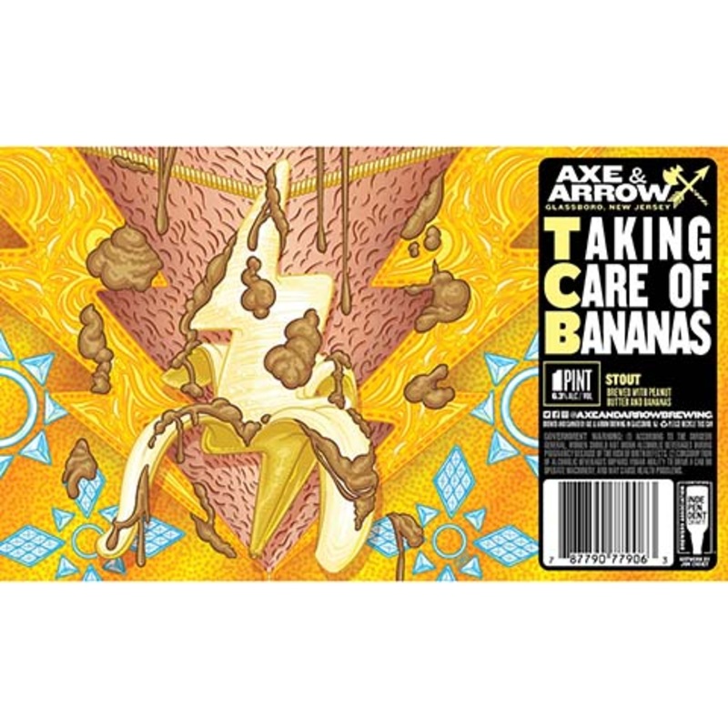 Axe & Arrow Taking Care of Bananas Stout 16OZ SINGLE CAN