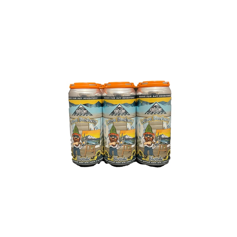 Eddyline Lemon Blueberry Blonde 6 Pack Cans