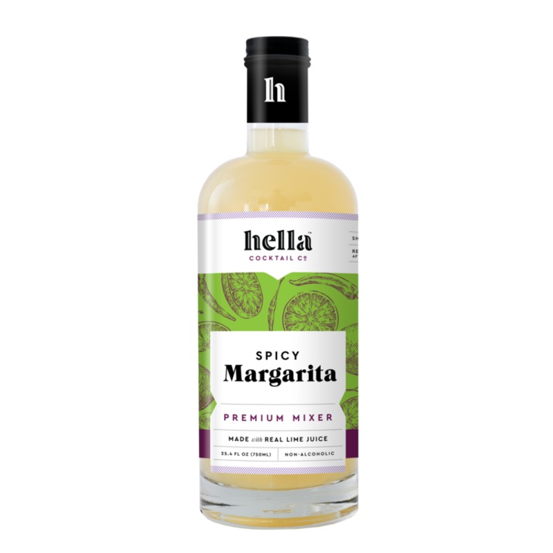 HELLA COCKTAIL CO. HABANERO MARGARITA MIX 750ML 750ML