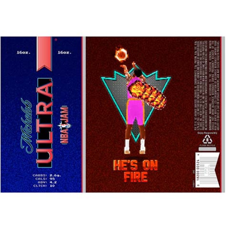 Michaelob Ultra He’s On Fire 16OZ SINGLE CAN
