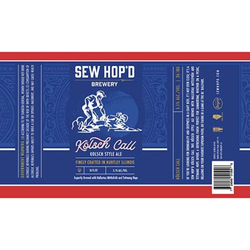 Sew Hop’d Kolsch Call 16OZ SINGLE CAN