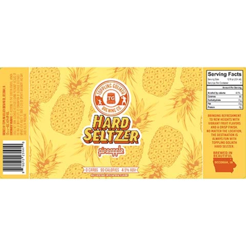 Toppling Goliath Hard Seltzer (Pineapple) 12OZ SINGLE CAN
