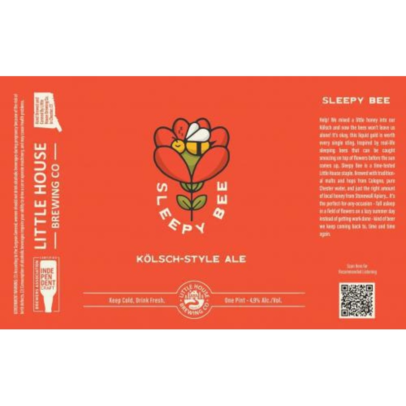 Beer Little House Brewing Co 4pk Sleepy Bee