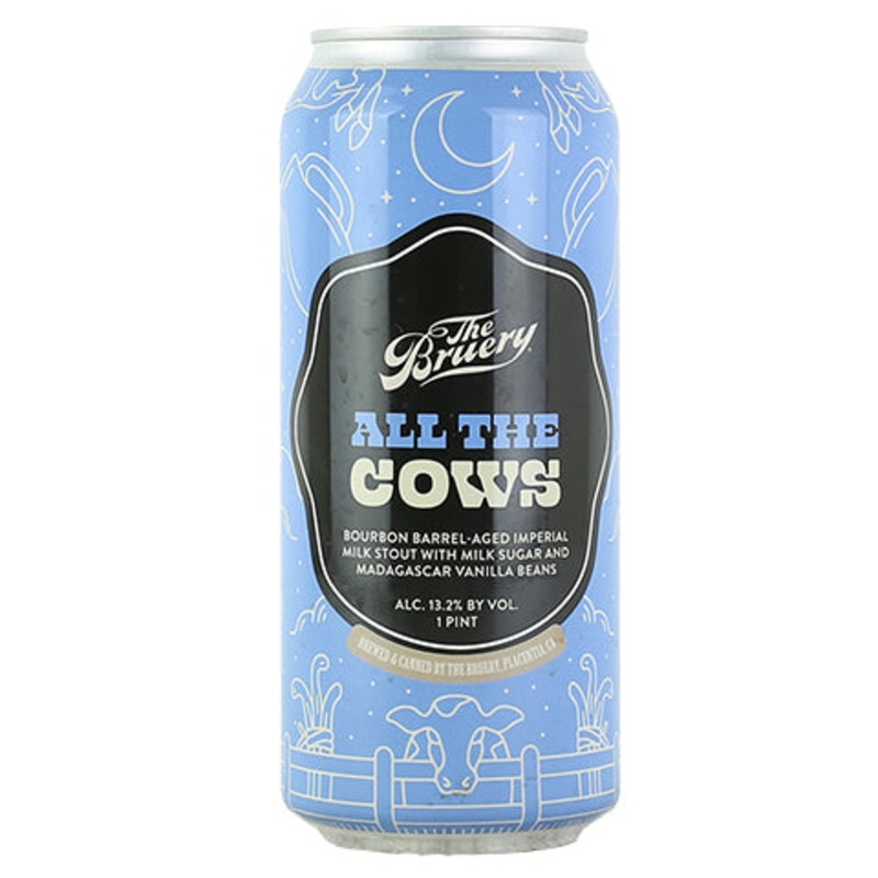 Bruery All The Cows Barrel-Aged Imperial Milk Stout 16OZ SINGLE CAN