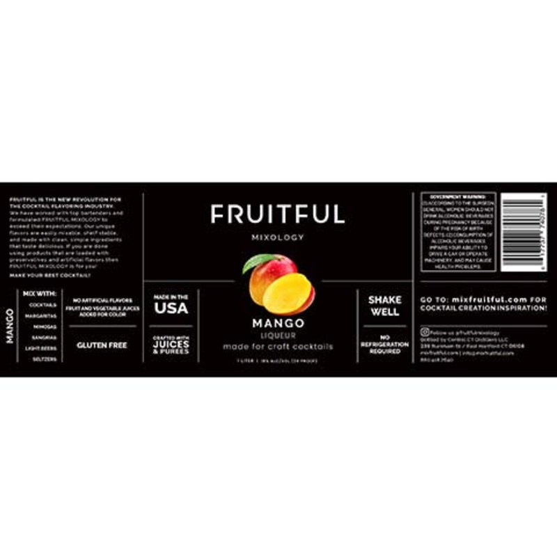 Fruitful Mixology Mango Liqueur 1L BTL