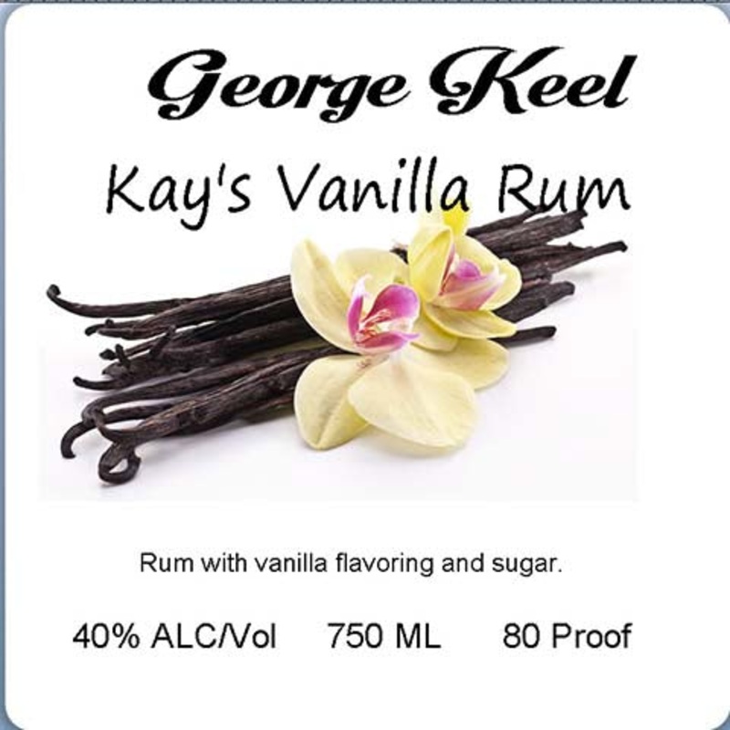 George Keel Kay’s Vanilla Rum 750ML BTL