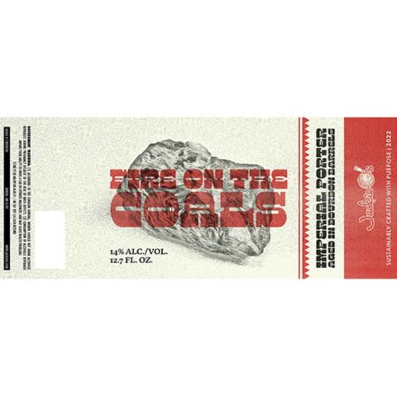 Jackie O’s Fire On The Coals Imperial Porter 12.7OZ SINGLE CAN