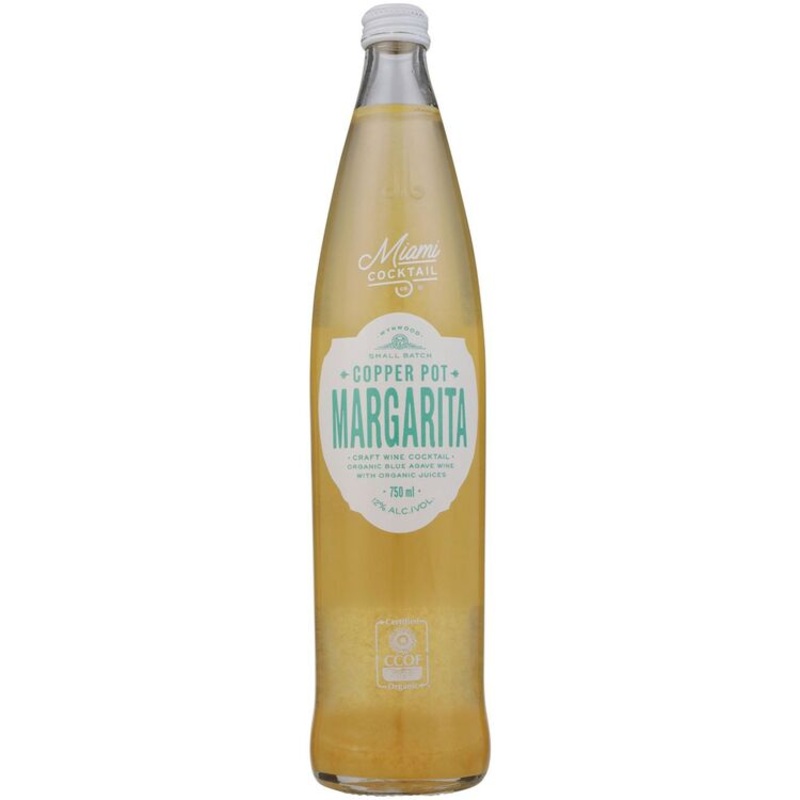 MIAMI COCKTAIL CO. COPPER POT MARGARITA CRAFT WINE COCKTAIL 750ML 750ML