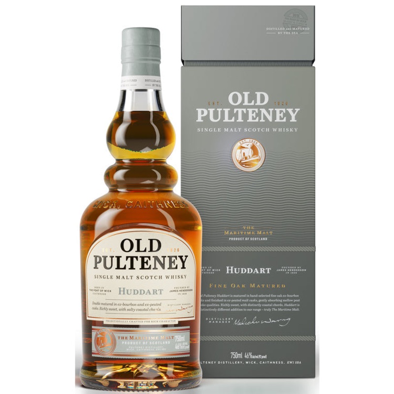 OLD PULTENEY SINGLE MALT SCOTCH HUDDART 92 750ML 750ML