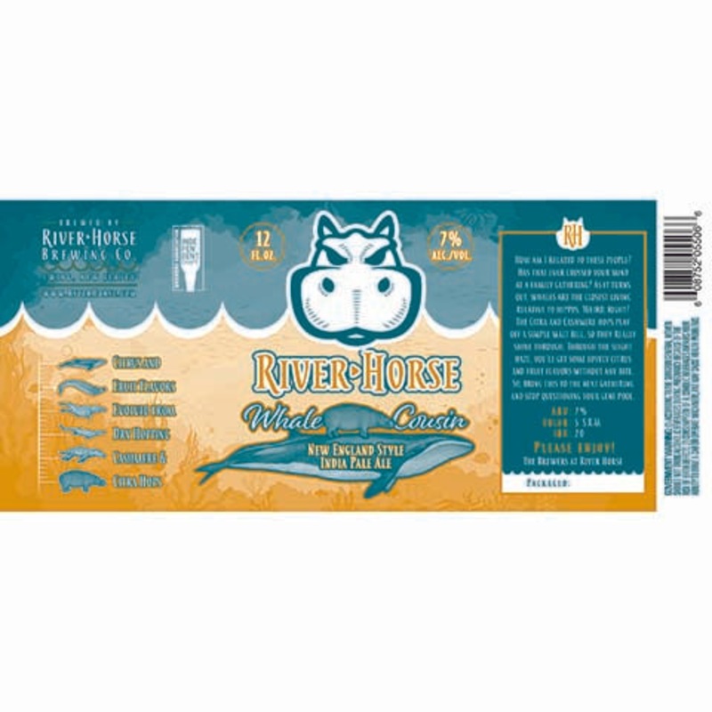 River Horse Whale Cousin NEIPA 12OZ SINGLE CAN