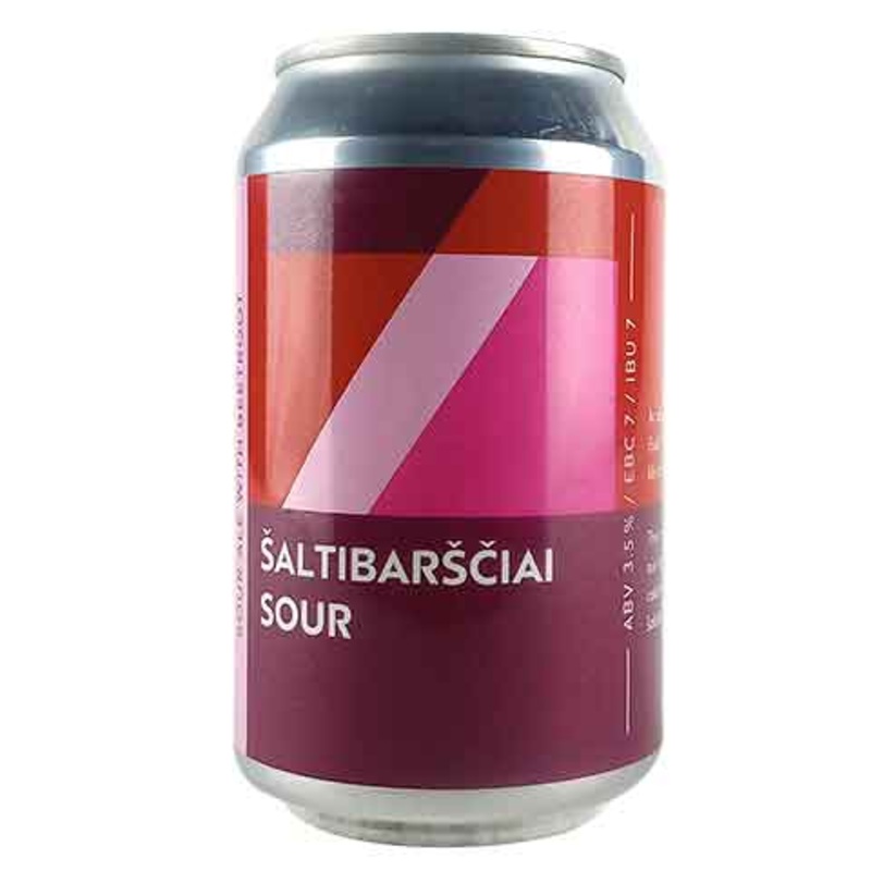 Sakiks Saltibarsciai Beetroot Sour 330ML SINGLE CAN