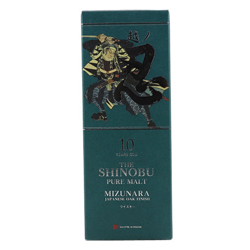 Shinobu 10yrs Mizunara Japanese Oak Finish Pure Malt Whisky 750ML BTL