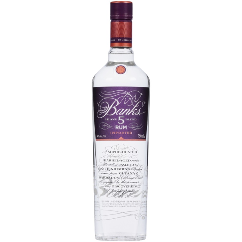 BANKS LIGHT RUM 5 ISLAND BLEND 86 750ML 750ML