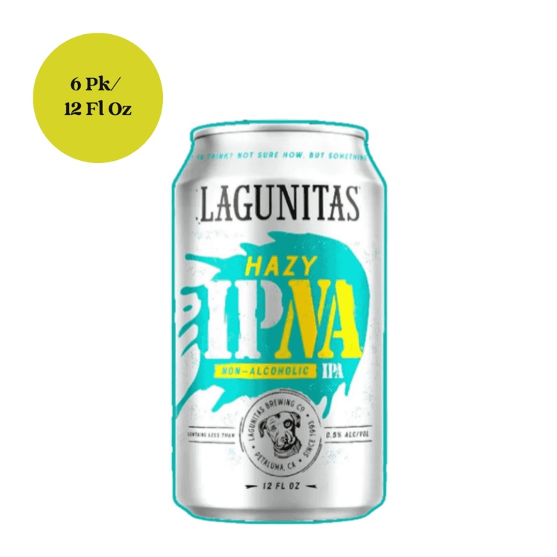 Lagunitas Hazy IPNA Non-Alcoholic IPA Beer 6pk 12 fl oz Cans