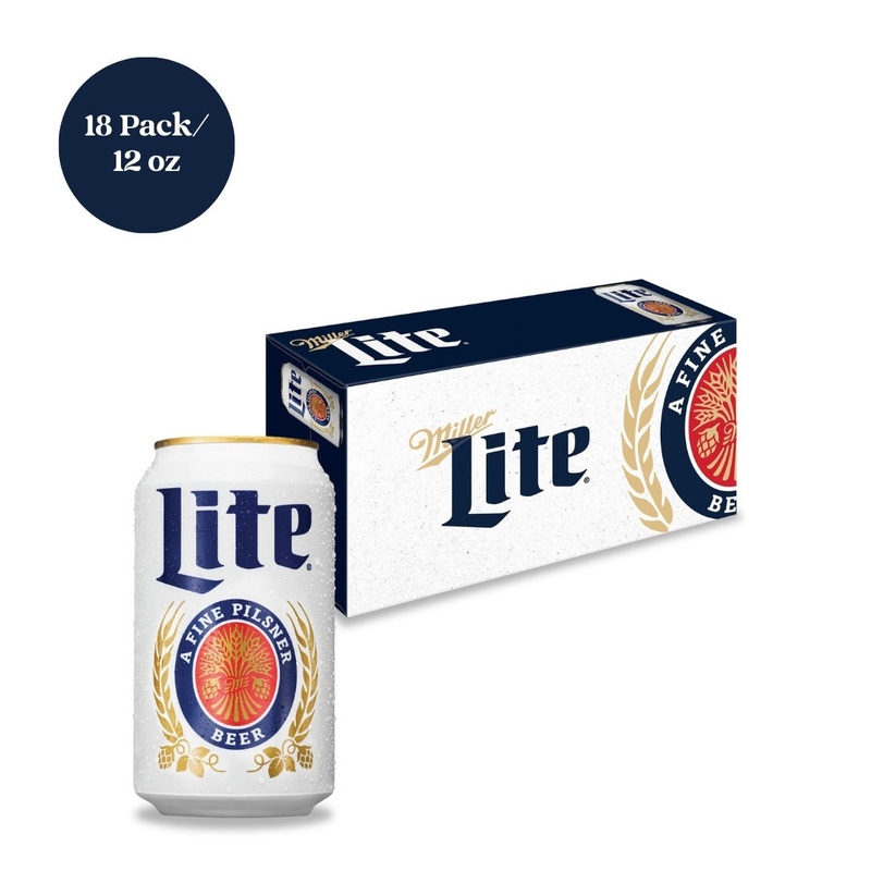 Miller Lite Beer 18pk 12 fl oz
