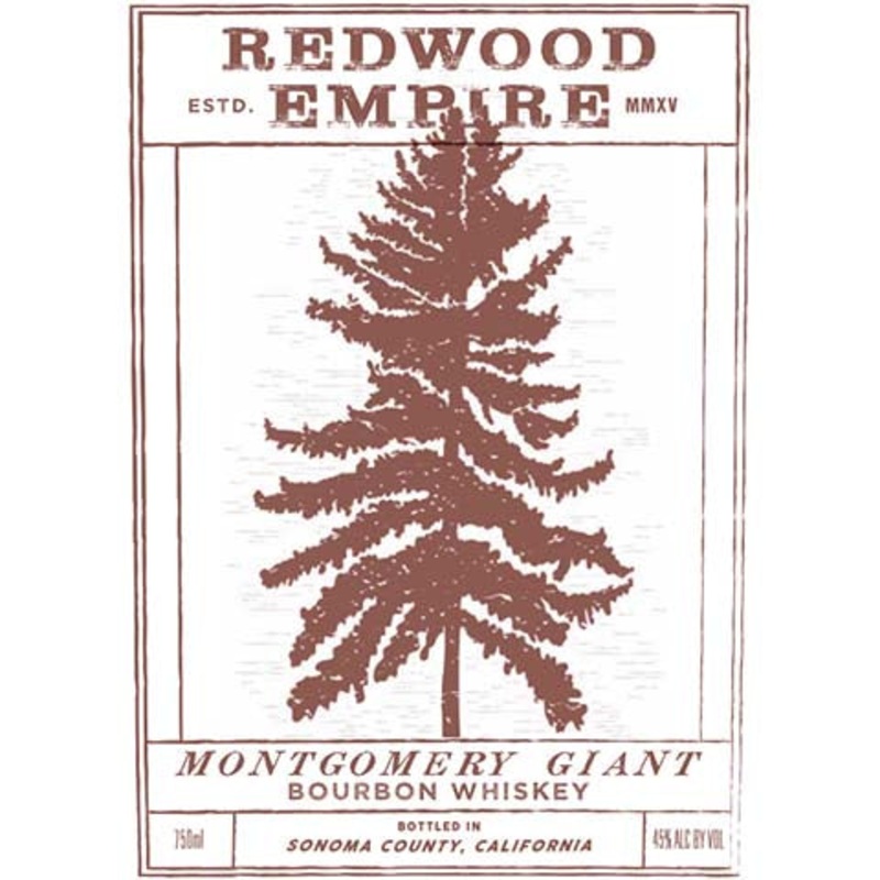 Redwood Empire Montgomery Giant Bourbon Whiskey 750ML BTL