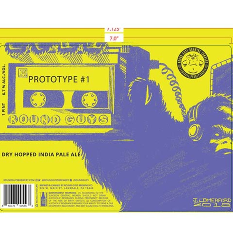Round Guys Prototype #1 IPA 16OZ SINGLE CAN