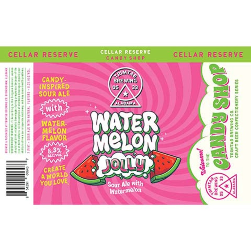Trimtab Watermelon Jolly Sour Ale 16OZ SINGLE CAN