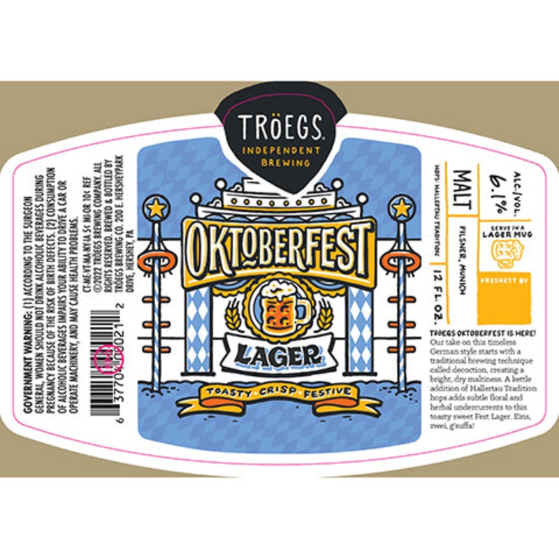 Troegs Oktoberfest Lager 12OZ BTL