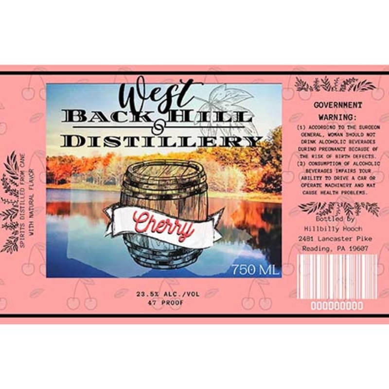 West Back Hill Cherry 750ML BTL