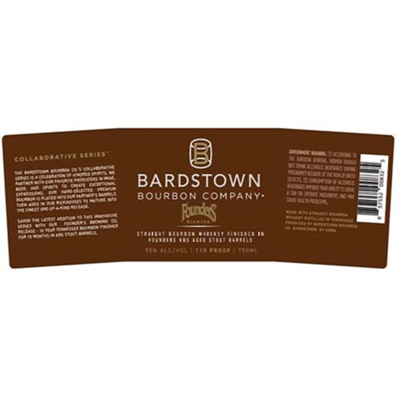 Bardstown Bourbon Founders Straight Bourbon Whiskey 750ML BTL