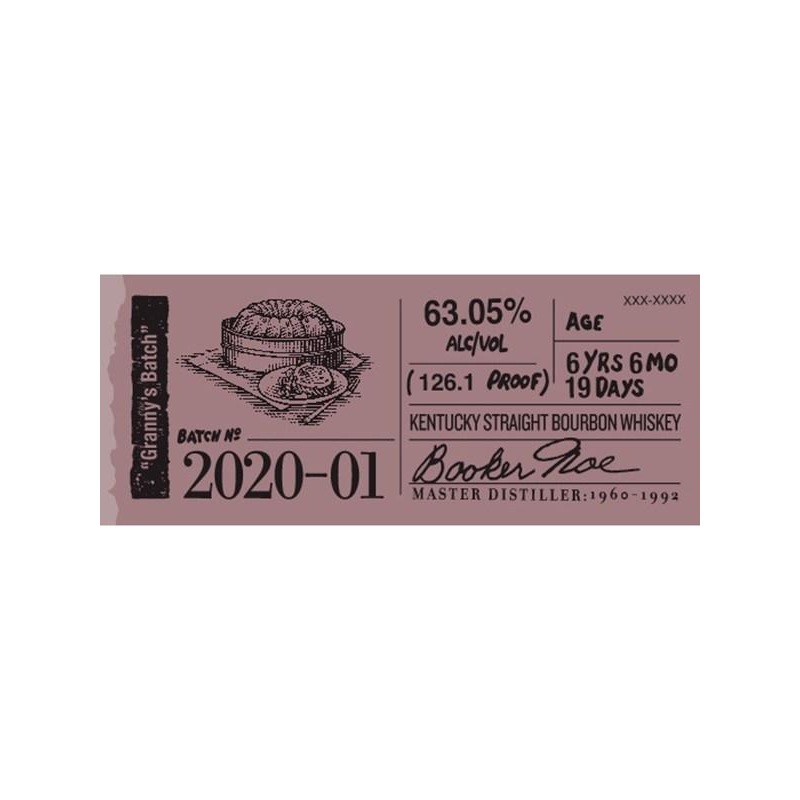 Bookers “Grannys Batch” Batch 2020-01
