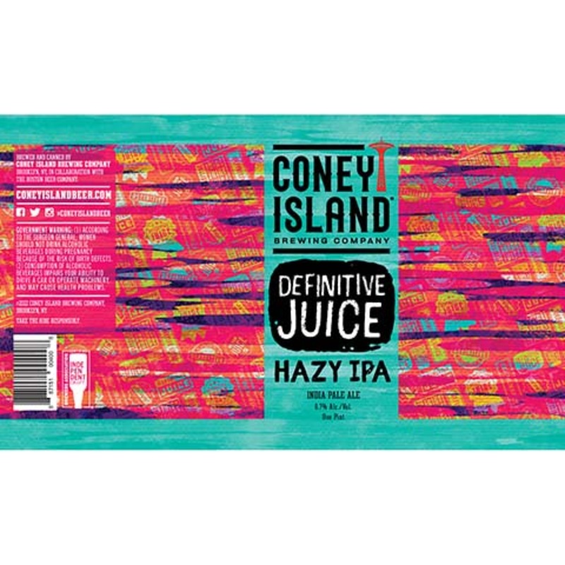 Coney Island Definitve Juice Hazy IPA 16OZ SINGLE CAN