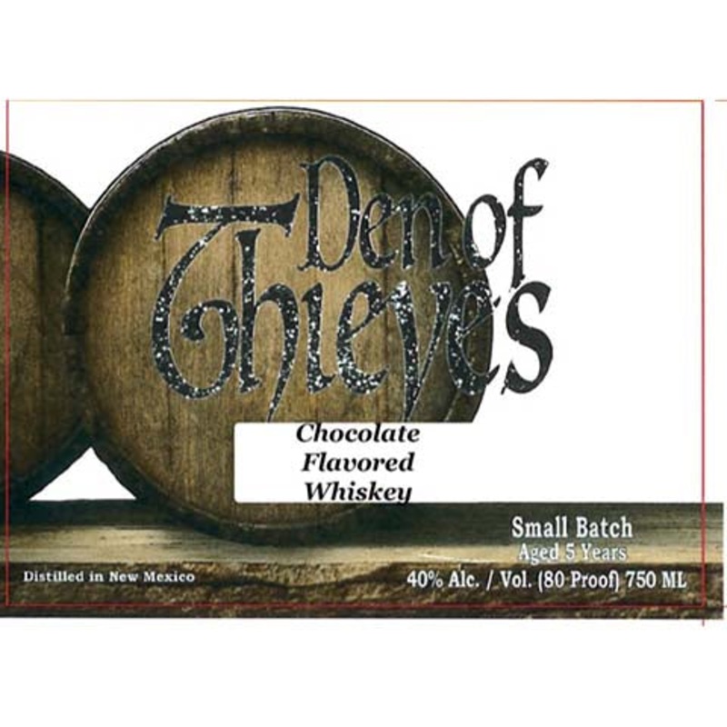 Den of Thieves Chocolate Flavored Whiskey 750ML BTL
