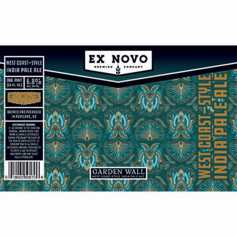 Ex Novo Garden Wall IPA 16OZ SINGLE CAN