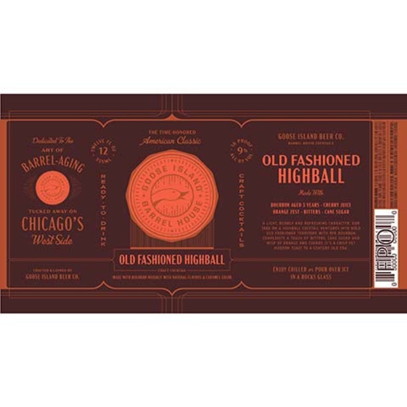 Goose Island Old Fashioned Highball 12OZ SINGLE CAN