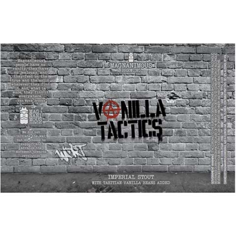 Magnanimous Vanilla Tactics Imperial Stout 16OZ SINGLE CAN