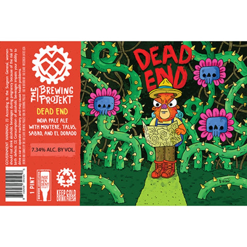 The Brewing Projekt Dead End IPA 16OZ SINGLE CAN