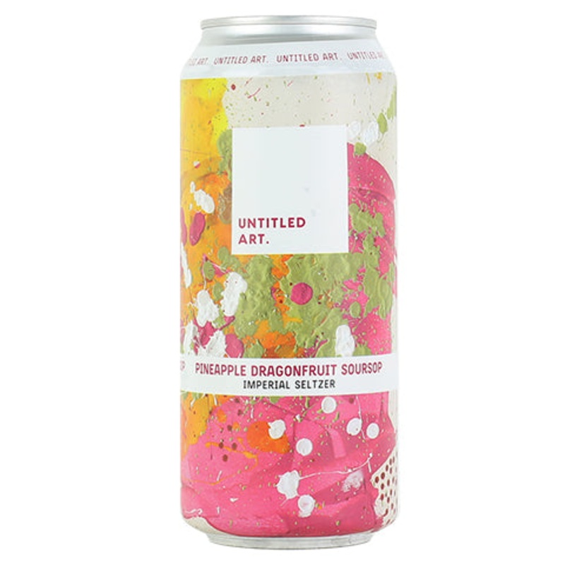 Untitled Art  Pineapple Dragonfruit Soursop Imperial Seltzer 16OZ SINGLE CAN