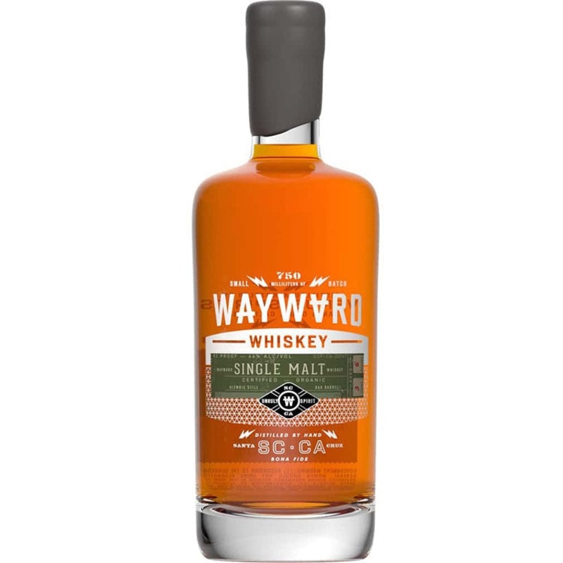 Wayward Single Malt Whiskey Small Batch 92 750ML 750ML