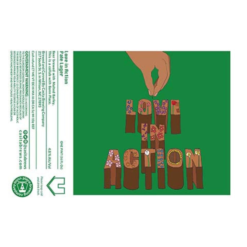 Casita Love In Action Pale Lager 16OZ SINGLE CAN