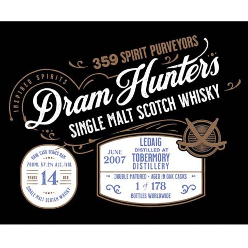 Dram Hunters Ledaig Single Malt Scotch Whiskey 700ML BTL